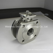 Investment Casting Stainless Steel Wafer Ball Valve with New Platform